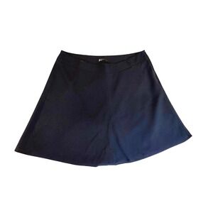 Plus Lane Bryant Solid Black A Line Skirt 18